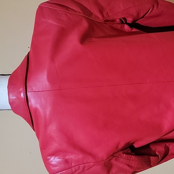 GEORGETOWN LEATHER DESIGN JACKET THE ARM LENGTH 20" FROM SHOULDER TO WRIST - Picture 5 of 9